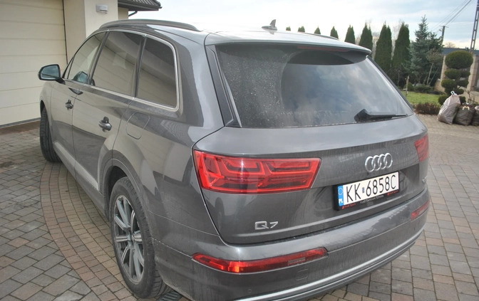 Audi Q7 cena 198900 przebieg: 117500, rok produkcji 2018 z Kraków małe 92